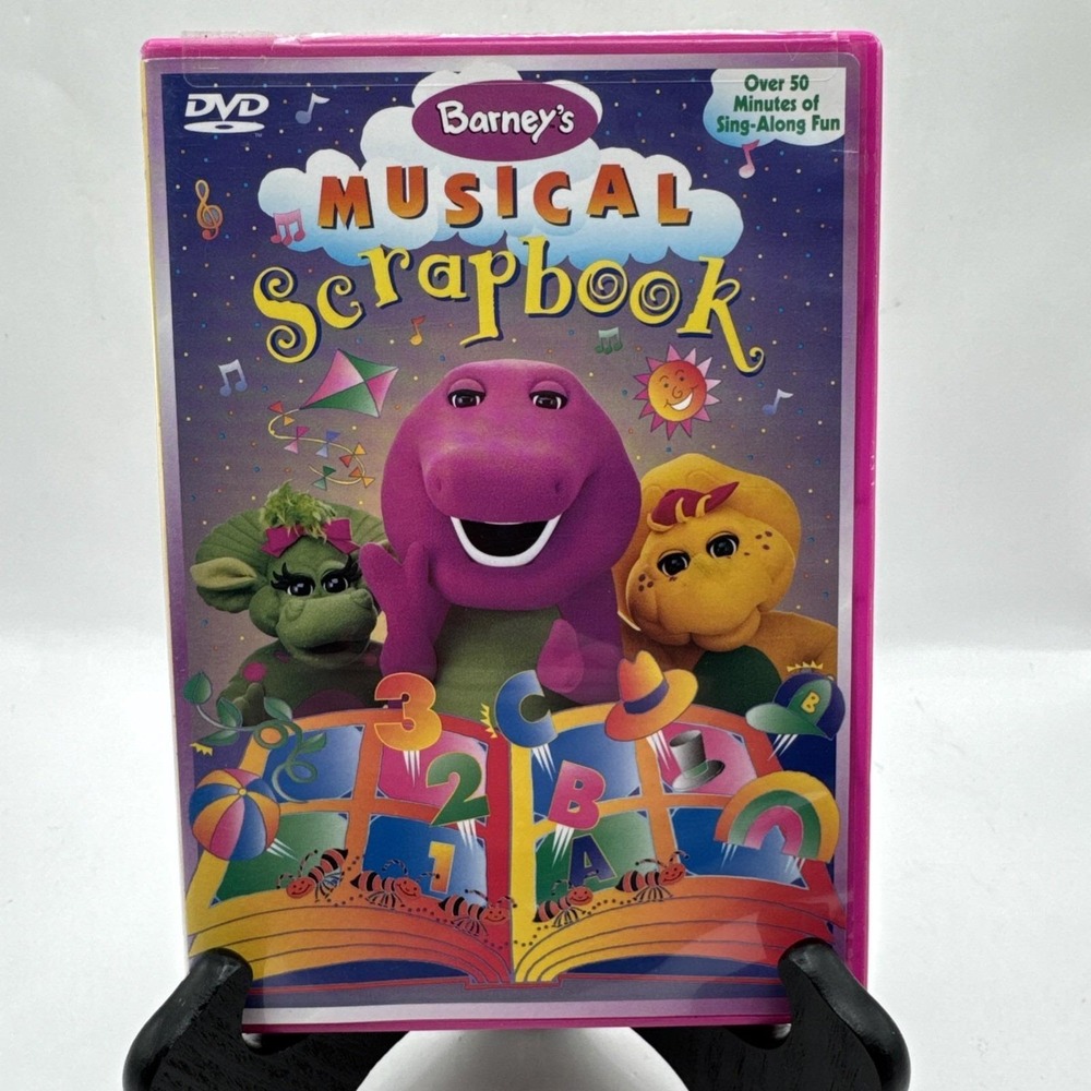 Barney: Barney's Musical Scrapbook (DVD 2004 15 Songs) BJ Baby Bop Preschool Kid